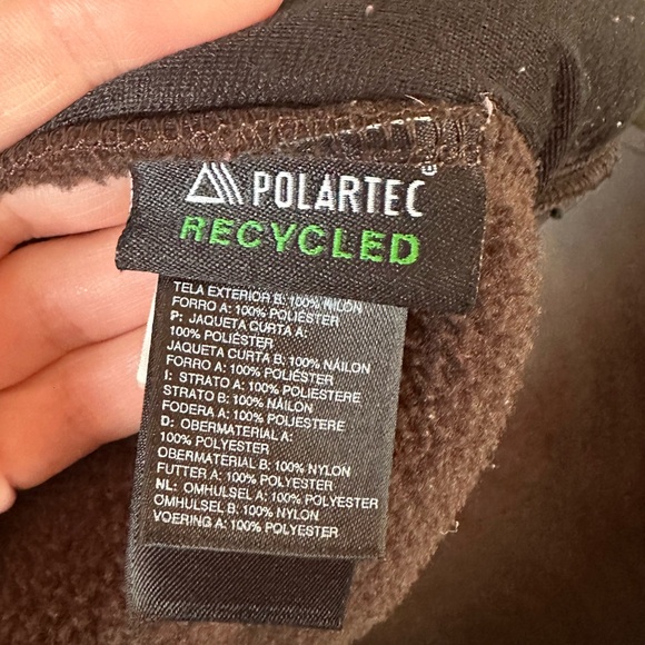 The North Face Black and Brown Denali Fleece Jacket - Picture 9 of 13